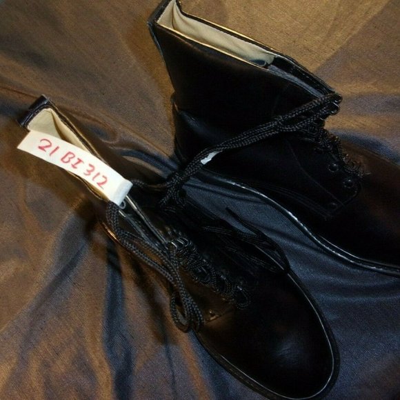 CORP BLACK LEATHER MILITARY SIZE 11R BOOTS BI 312 main image 4